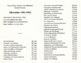 Baarle-Nassau - Parochie Onze Lieve Vrouw van Bijstand (1991-1992)