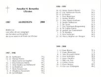 Ulicoten - Parochie H. Bernardus (1997-2000)