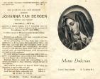 Johanna van Bergen (overl. 27-04-1940)